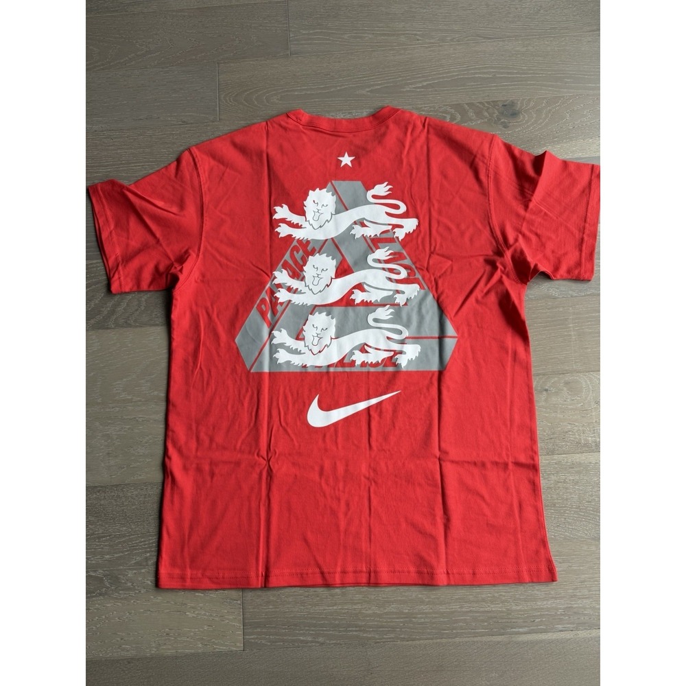 M Nike Palace England red FIFA World Cup football national lions t-shirt JERSEY